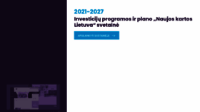 What Esinvesticijos.lt website looked like in 2022 (1 year ago)