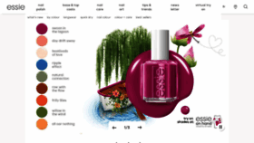 What Essie.ca website looked like in 2022 (1 year ago)
