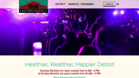 What Easternmarket.org website looked like in 2022 (1 year ago)