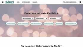 What Evidero.de website looked like in 2022 (1 year ago)