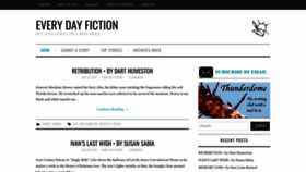 What Everydayfiction.com website looked like in 2022 (1 year ago)