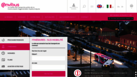 What Envibus.fr website looked like in 2022 (1 year ago)