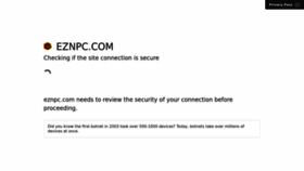 What Eznpc.com website looked like in 2022 (1 year ago)