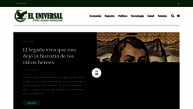 What Eluniversaldf.mx website looked like in 2022 (1 year ago)
