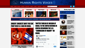 What Eyeontheun.org website looked like in 2022 (1 year ago)