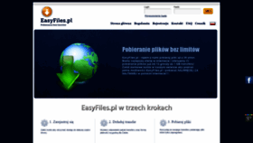 What Easyfiles.pl website looked like in 2022 (1 year ago)