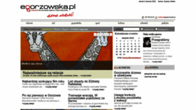 What Egorzowska.pl website looked like in 2022 (1 year ago)