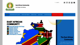 What Eac.int website looked like in 2022 (1 year ago)