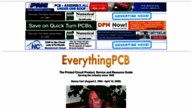 What Everythingpcb.com website looked like in 2022 (1 year ago)