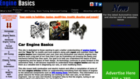 What Enginebasics.com website looked like in 2022 (1 year ago)