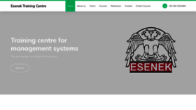 What Esenek.com website looked like in 2022 (1 year ago)