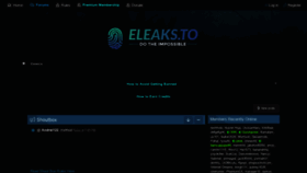 What Eleaks.to website looked like in 2022 (1 year ago)