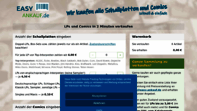What Easy-ankauf.de website looked like in 2022 (1 year ago)
