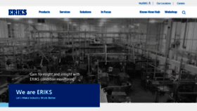 What Eriks.co.uk website looked like in 2022 (1 year ago)