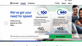 What Embarq.com website looked like in 2022 (3 years ago)