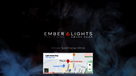 What Emberlights.com website looked like in 2022 (1 year ago)