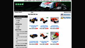 What Edamhobby.com website looked like in 2022 (1 year ago)