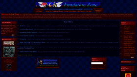 What Emulationzone.org website looked like in 2022 (1 year ago)