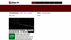 What Eltee.de website looked like in 2022 (1 year ago)