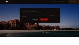 What Emiratespalace.com website looked like in 2022 (1 year ago)