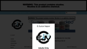 What Ejuicevapor.com website looked like in 2022 (1 year ago)