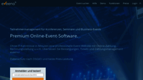 What Eveeno.com website looked like in 2022 (2 years ago)