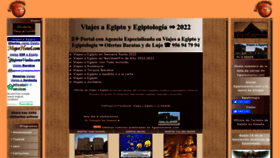 What Egiptomania.com website looked like in 2022 (1 year ago)
