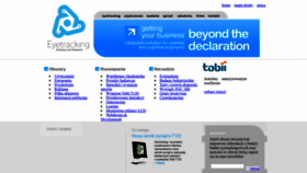 What Eyetracking.pl website looked like in 2022 (2 years ago)