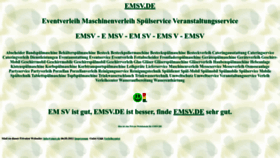 What Emsv.de website looked like in 2022 (1 year ago)