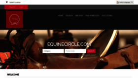 What Equinecircle.com website looked like in 2022 (1 year ago)
