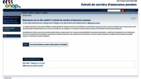 What Extrait-carriere.lu website looked like in 2022 (1 year ago)
