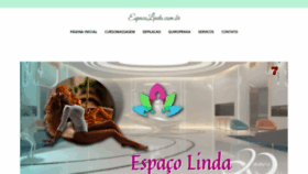 What Espacolinda.com.br website looked like in 2022 (1 year ago)