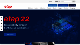 What Etap.com website looked like in 2022 (2 years ago)