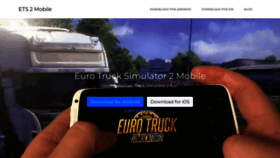 What Ets2android.mobi website looked like in 2022 (2 years ago)