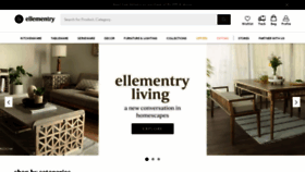 What Ellementry.com website looked like in 2022 (1 year ago)