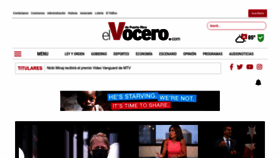 What Elvocero.com website looked like in 2022 (1 year ago)