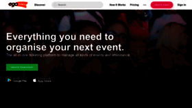 What Egotickets.com website looked like in 2022 (2 years ago)