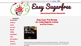 What Easy-sugarfree.com website looked like in 2022 (1 year ago)