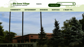 What Elkgrove.org website looked like in 2022 (1 year ago)