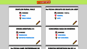 What Encarrera.com.ar website looked like in 2022 (1 year ago)