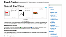 What English-practice.at website looked like in 2022 (1 year ago)
