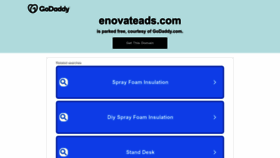 What Enovateads.com website looked like in 2022 (1 year ago)