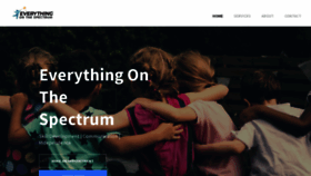 What Everythingonthespectrum.com website looked like in 2022 (1 year ago)
