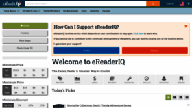 What Ereaderiq.com website looked like in 2022 (1 year ago)