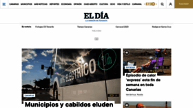 What Eldia.es website looked like in 2022 (1 year ago)