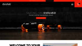 What Evolveskateboardsuk.co.uk website looked like in 2022 (1 year ago)