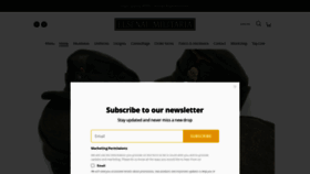 What Elsenaumilitaria.com website looked like in 2022 (1 year ago)
