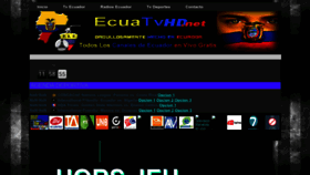 What Ecuatvhd.net website looked like in 2022 (1 year ago)