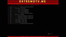 What Extremotv.me website looked like in 2022 (1 year ago)