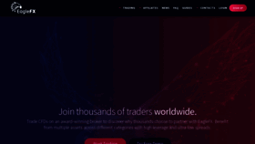 What Eaglefx.com website looked like in 2022 (1 year ago)